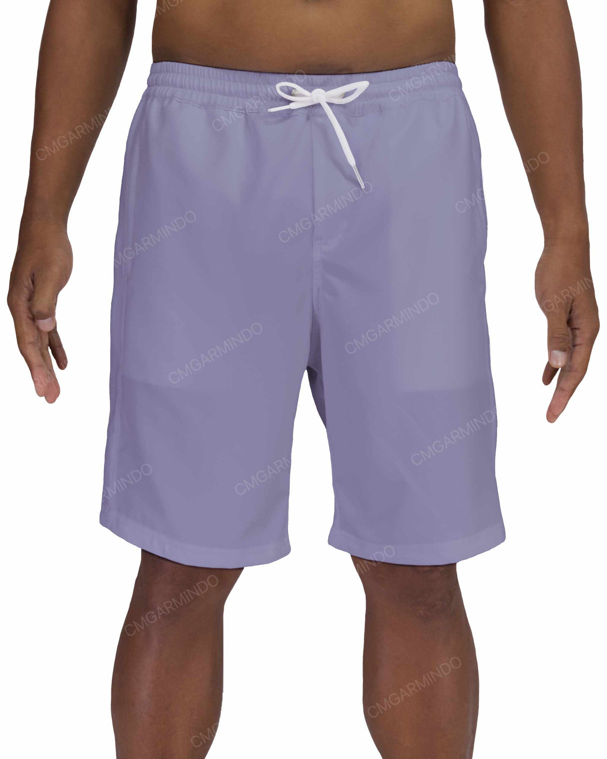 19" Elastic Waist Side Panel Swimshorts