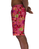 19" Elastic Waist Side Panel Swimshorts