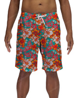 19" Elastic Waist Side Panel Swimshorts