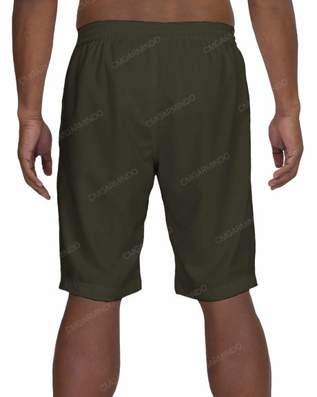 21" Elastic Waist Side Panel Swimshorts