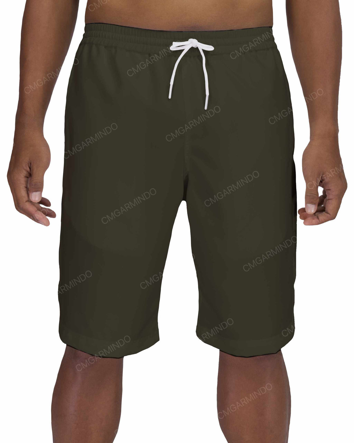21" Elastic Waist Side Panel Swimshorts