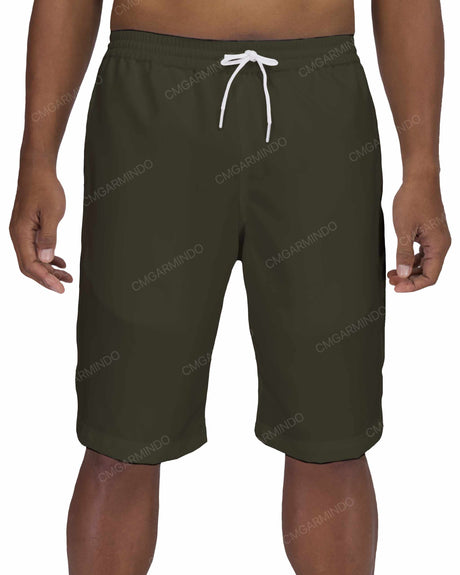 21" Elastic Waist Side Panel Swimshorts
