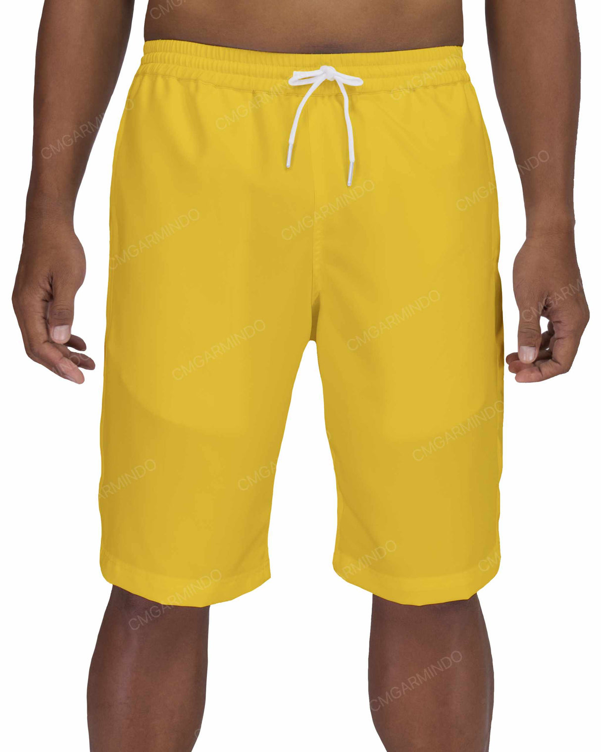 21" Elastic Waist Side Panel Swimshorts
