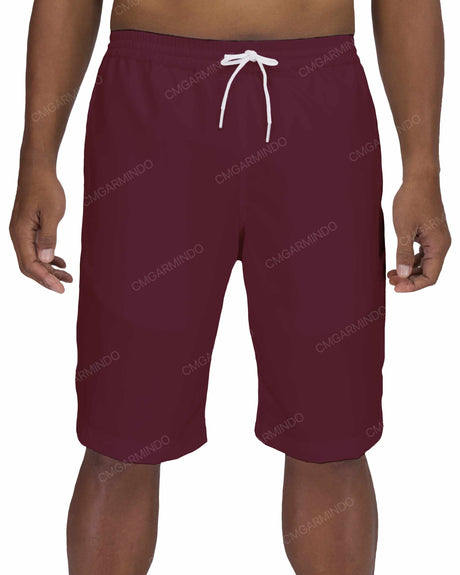 21" Elastic Waist Side Panel Swimshorts