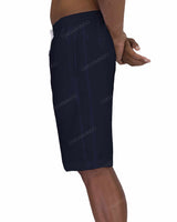 21" Elastic Waist Side Panel Swimshorts