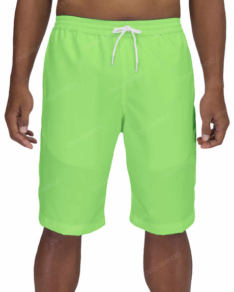 21" Elastic Waist Side Panel Swimshorts