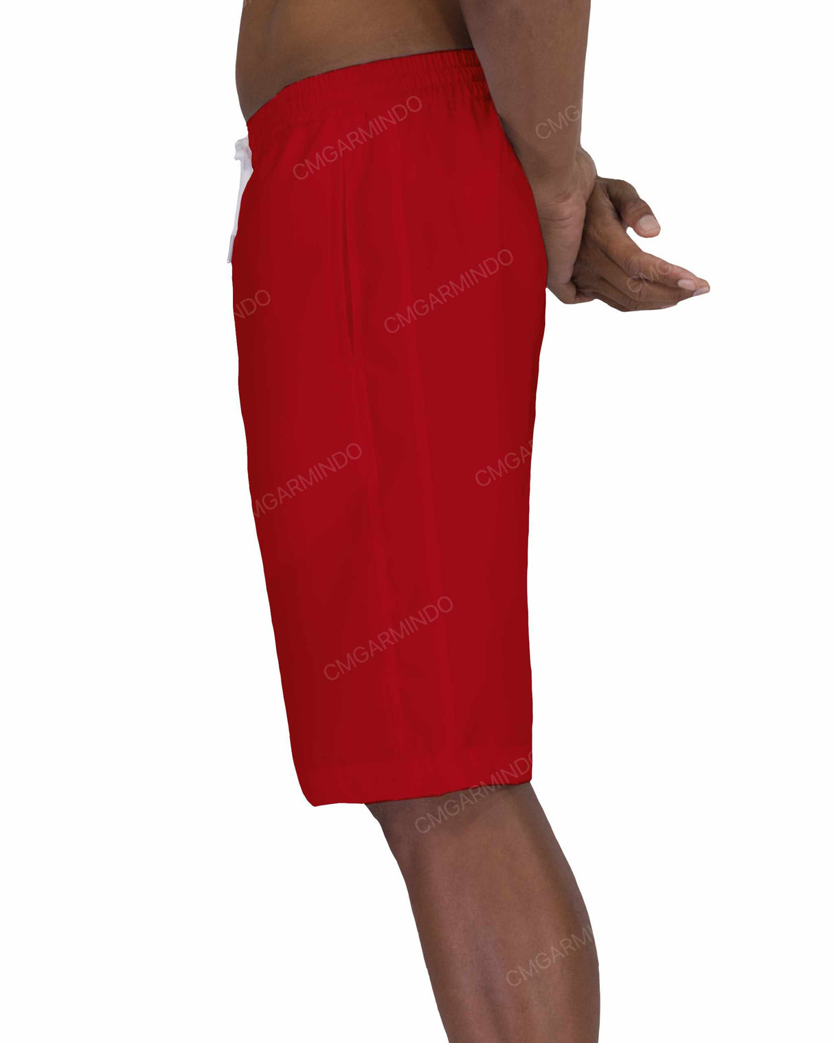 21" Elastic Waist Side Panel Swimshorts