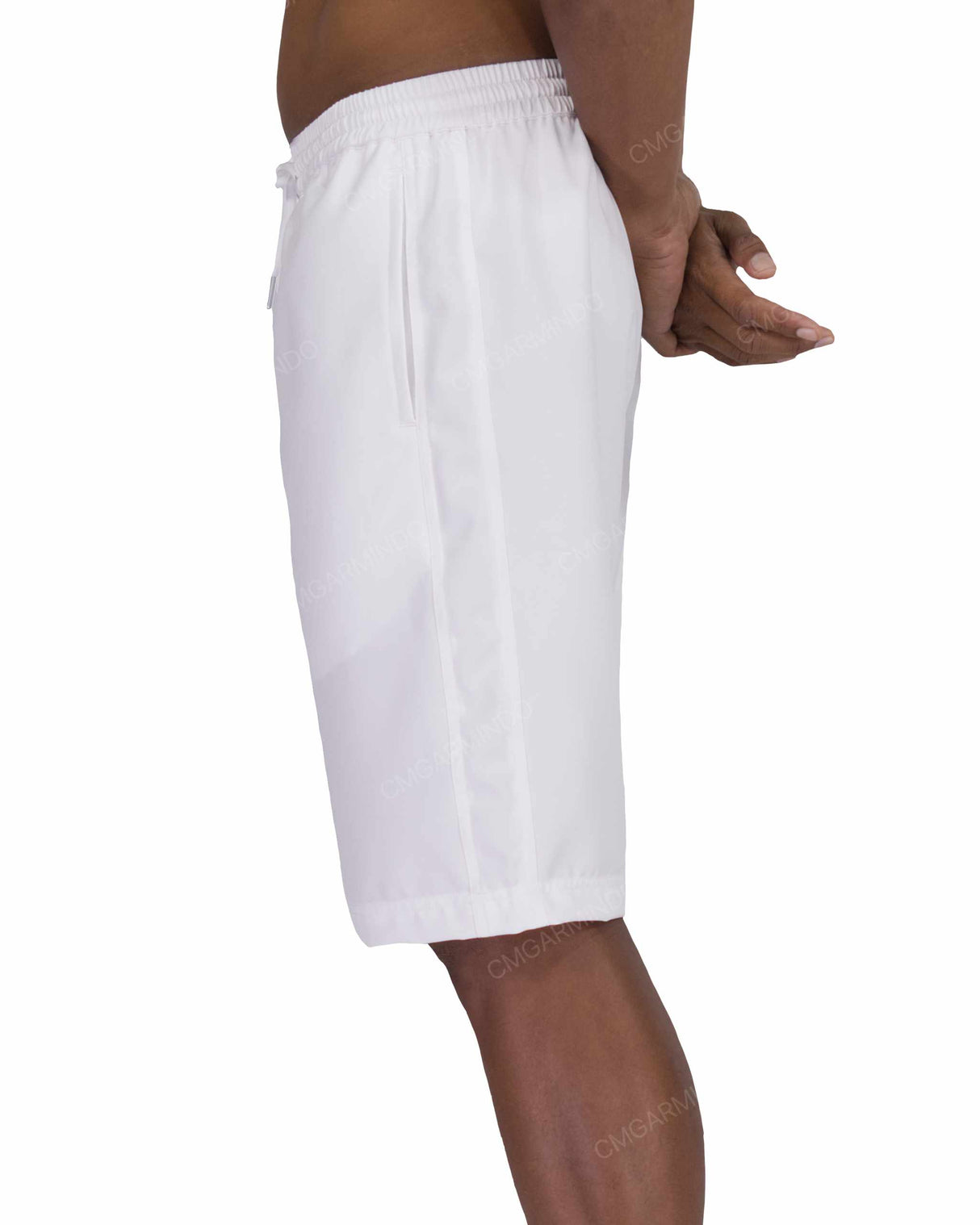 21" Elastic Waist Side Panel Swimshorts