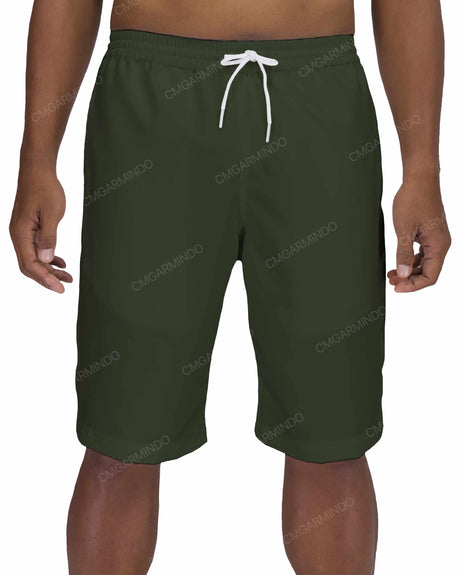 21" Elastic Waist Side Panel Swimshorts