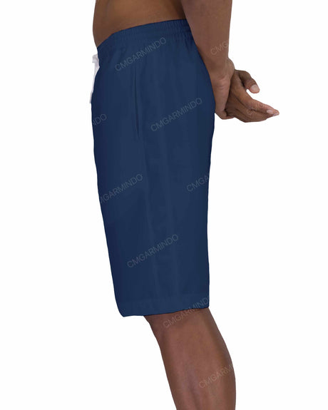 21" Elastic Waist Side Panel Swimshorts