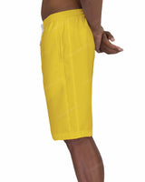 21" Elastic Waist Side Panel Swimshorts
