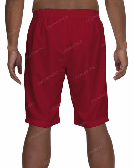 21" Elastic Waist Side Panel Swimshorts