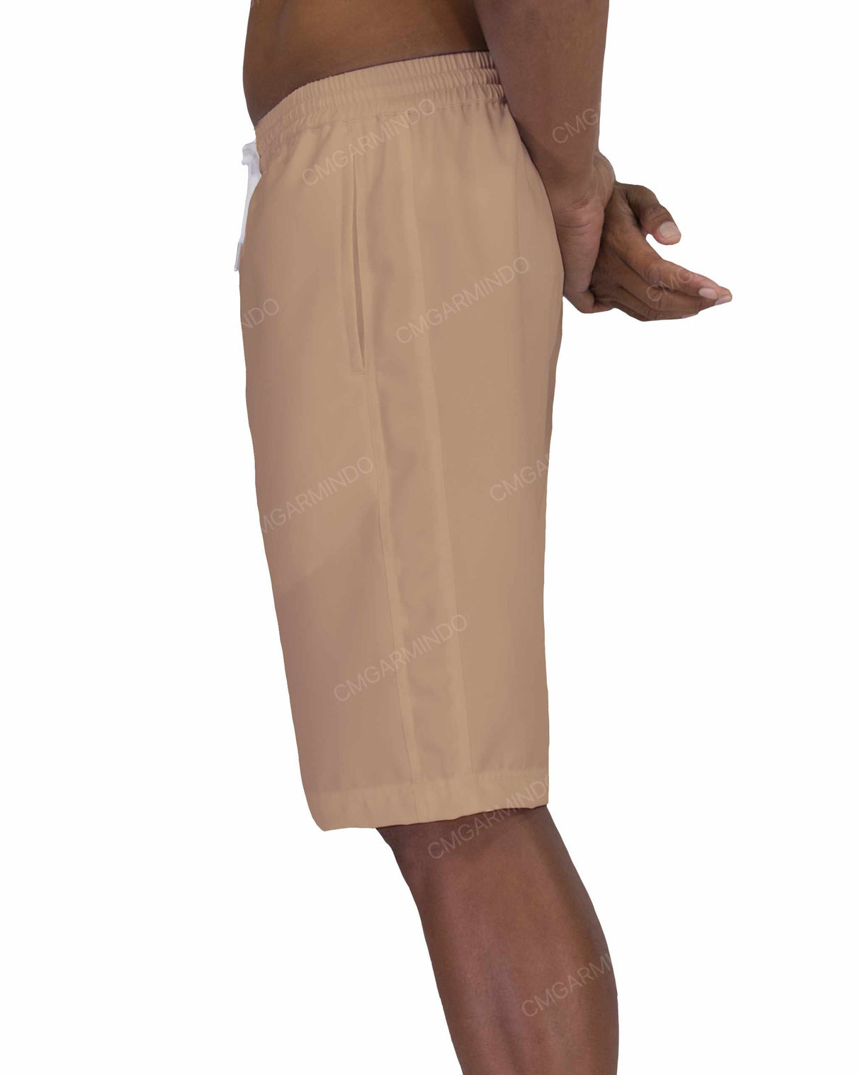 21" Elastic Waist Side Panel Swimshorts
