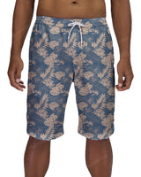 21" Elastic Waist Side Panel Swimshorts