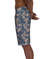 21" Elastic Waist Side Panel Swimshorts