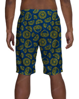 21" Elastic Waist Side Panel Swimshorts