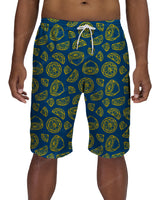 21" Elastic Waist Side Panel Swimshorts