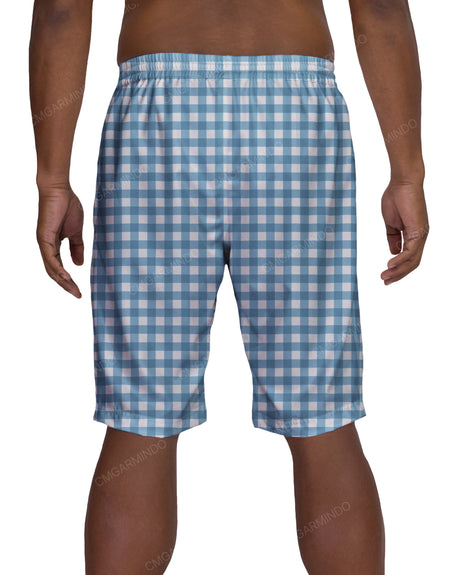 21" Elastic Waist Side Panel Swimshorts