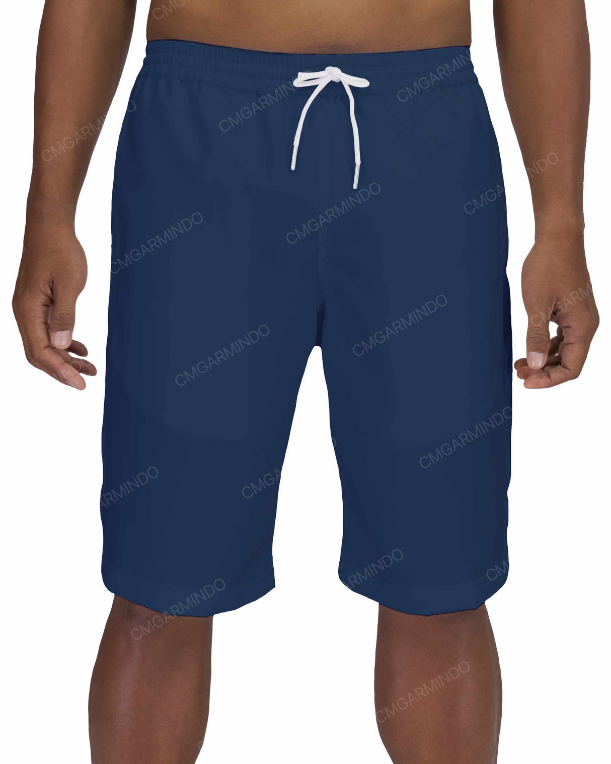 21" Elastic Waist Side Panel Swimshorts