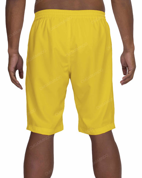 21" Elastic Waist Side Panel Swimshorts