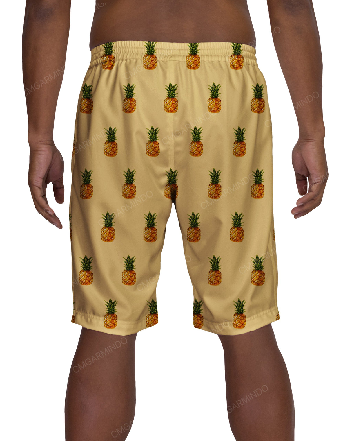 21" Elastic Waist Side Panel Swimshorts