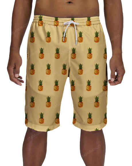 21" Elastic Waist Side Panel Swimshorts