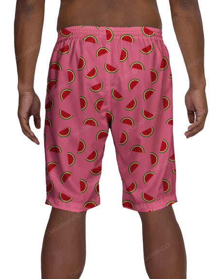 21" Elastic Waist Side Panel Swimshorts