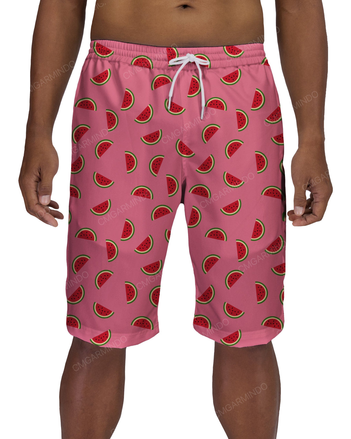 21" Elastic Waist Side Panel Swimshorts