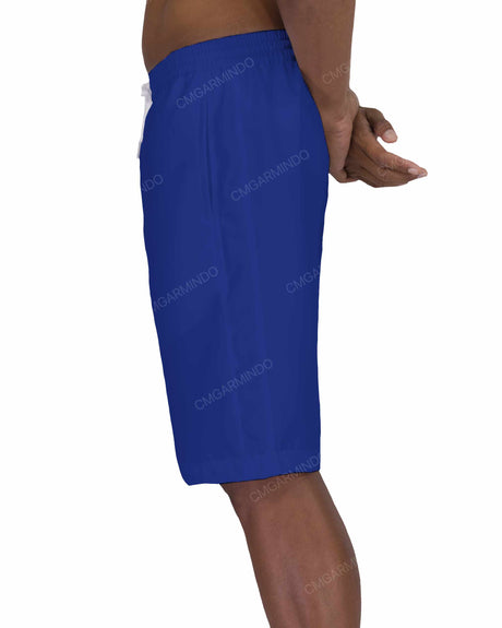 21" Elastic Waist Side Panel Swimshorts