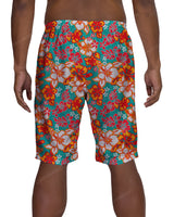 21" Elastic Waist Side Panel Swimshorts