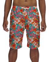 21" Elastic Waist Side Panel Swimshorts