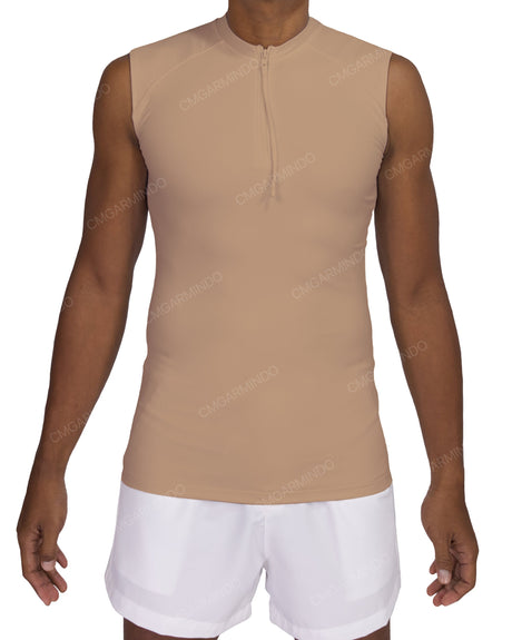 Sleeveless Raglan Rashguard Top