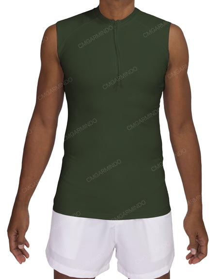 Sleeveless Raglan Rashguard Top