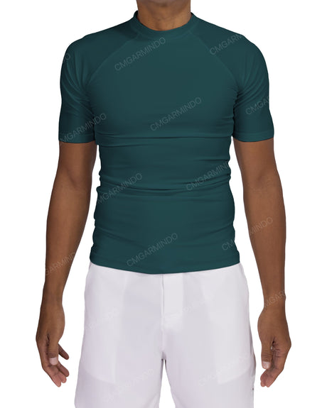 Short Sleeve Raglan Rashguard Top