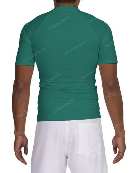 Short Sleeve Raglan Rashguard Top