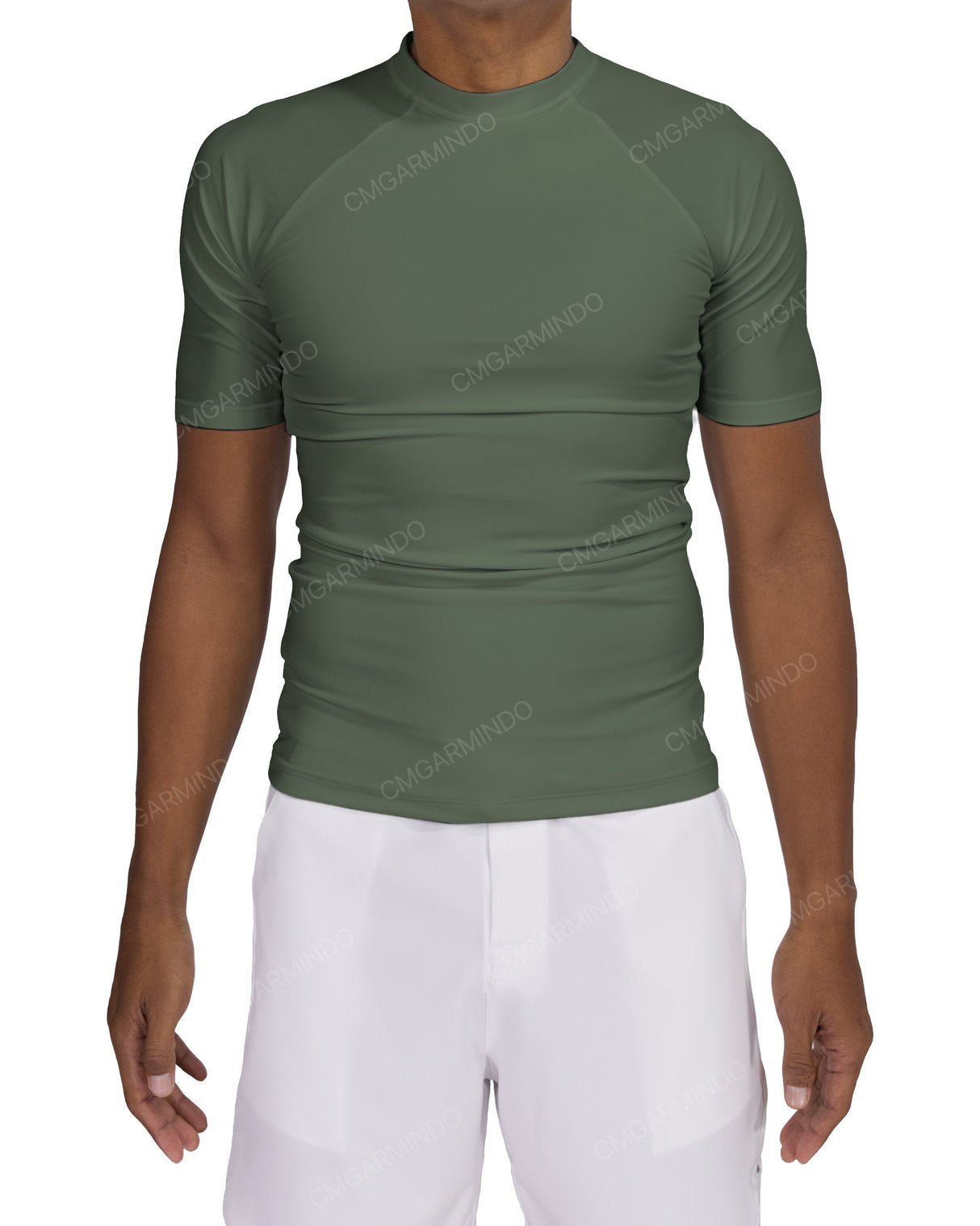 Short Sleeve Raglan Rashguard Top