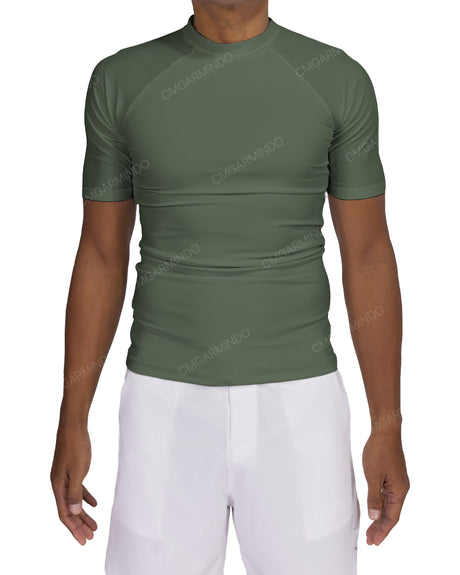 Short Sleeve Raglan Rashguard Top
