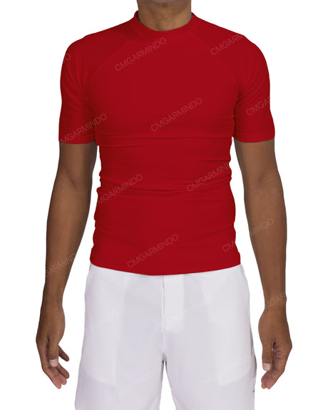 Short Sleeve Raglan Rashguard Top