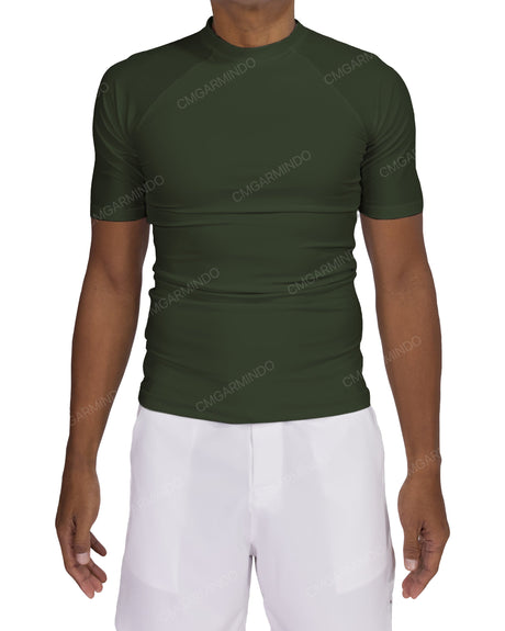 Short Sleeve Raglan Rashguard Top
