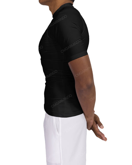 Short Sleeve Raglan Rashguard Top