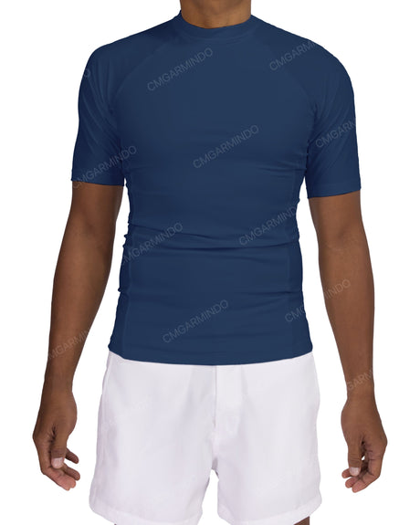 Short Sleeve Raglan Panel Rashguard Top