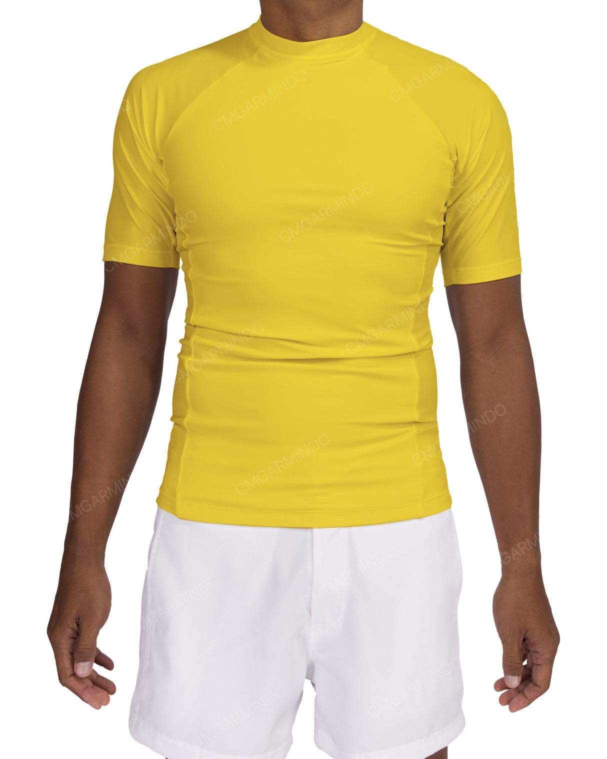 Short Sleeve Raglan Panel Rashguard Top