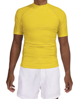 Short Sleeve Raglan Panel Rashguard Top