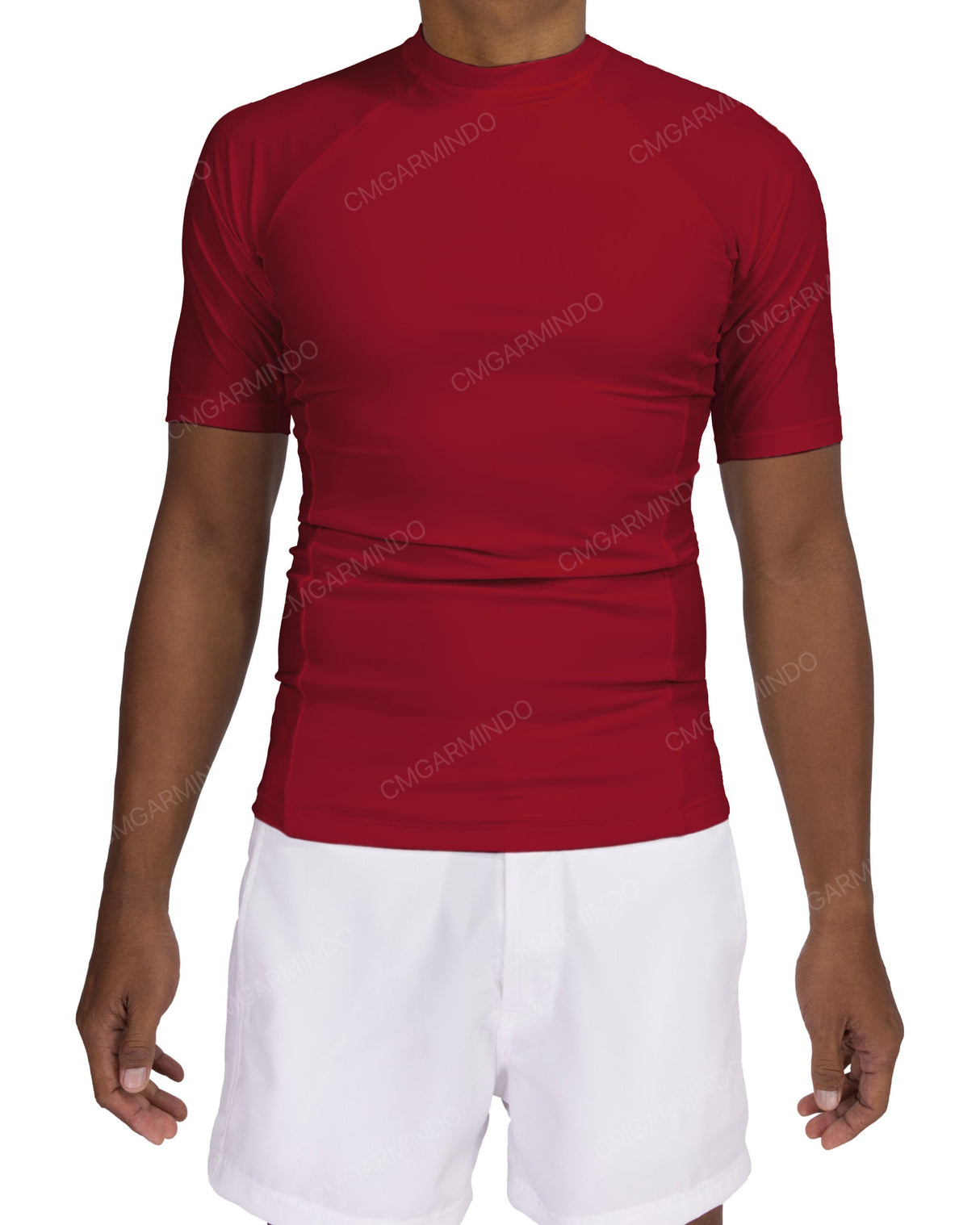 Short Sleeve Raglan Panel Rashguard Top