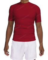 Short Sleeve Raglan Panel Rashguard Top