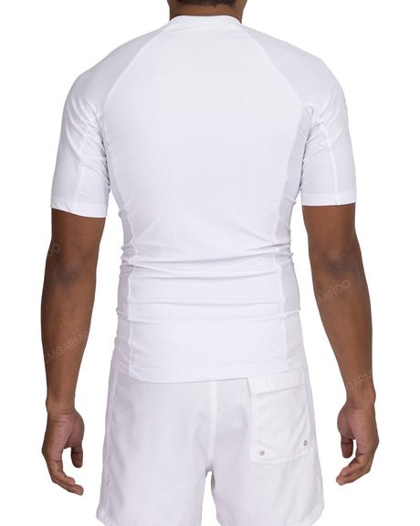 Short Sleeve Raglan Panel Rashguard Top
