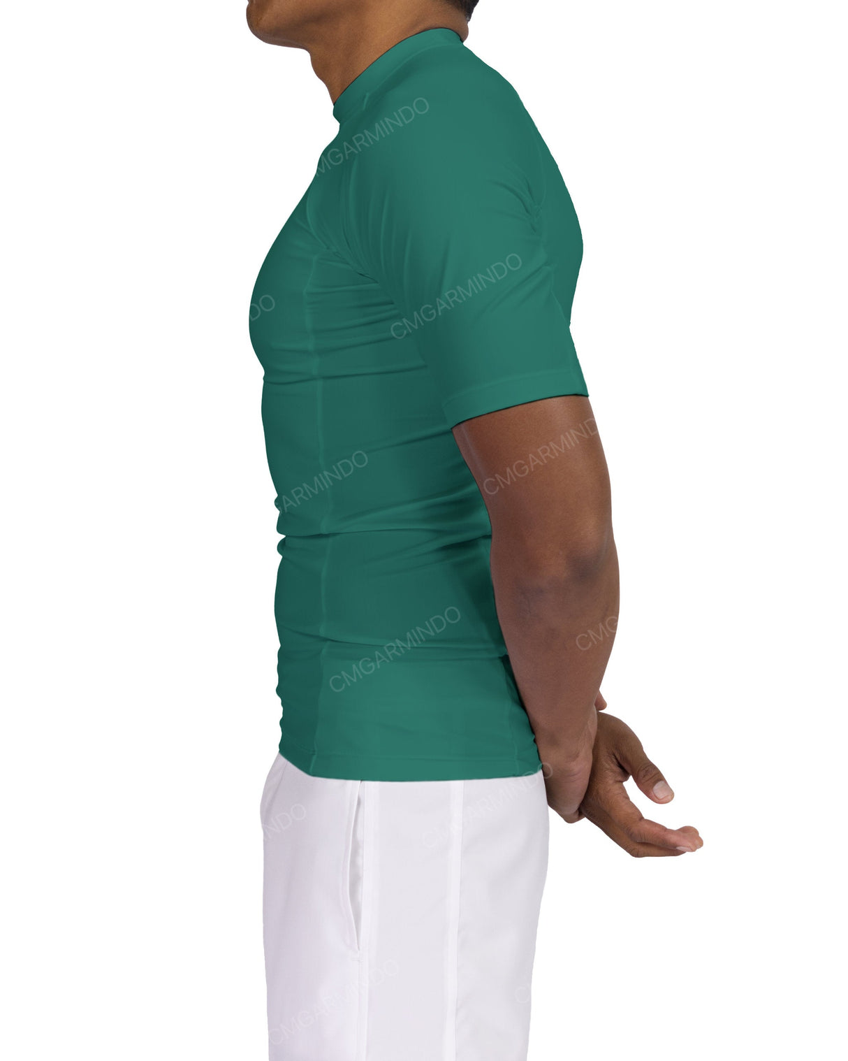 Short Sleeve Raglan Panel Rashguard Top