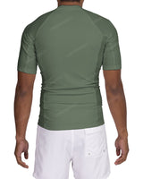 Short Sleeve Raglan Panel Rashguard Top