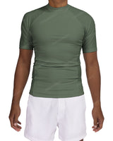 Short Sleeve Raglan Panel Rashguard Top