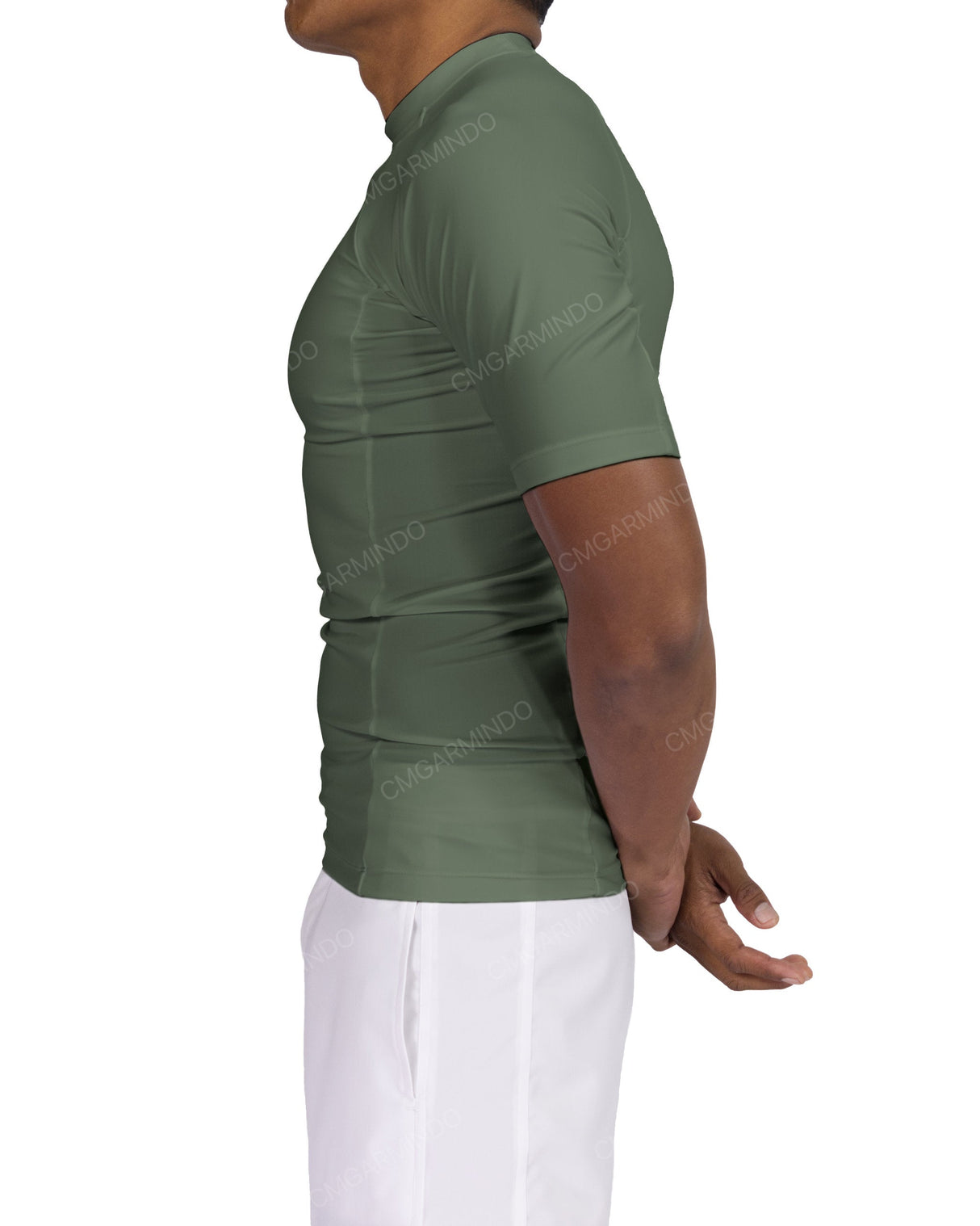 Short Sleeve Raglan Panel Rashguard Top